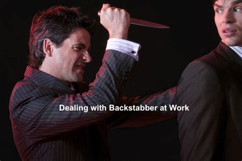 backstabber definition|backstabbing at work.